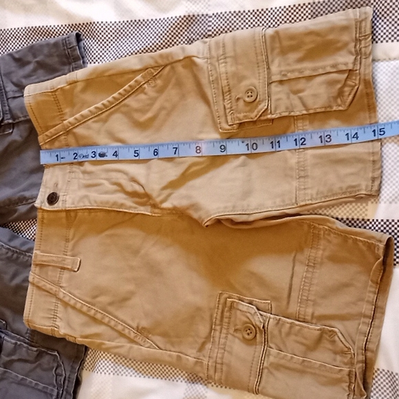 Wrangler Flex Cargo Shorts Size 6 Tan & Gray Bundle Set - Picture 7 of 7